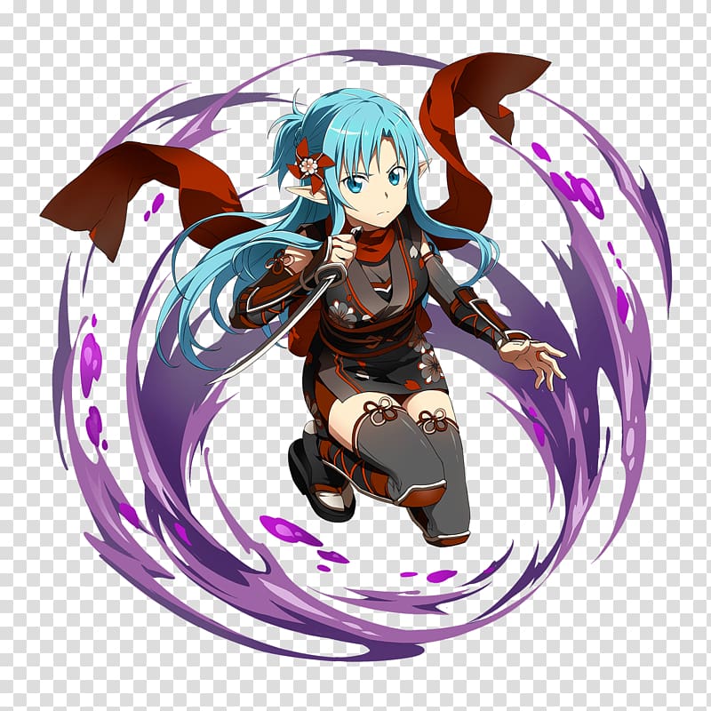 Asuna Kirito Sword Art Online Sinon, asuna transparent background PNG clipart