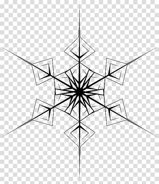 Snowflake Hexagon Crystal , Snowflake transparent background PNG clipart