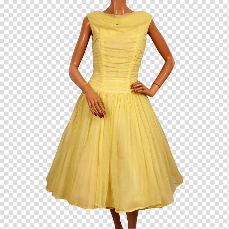 1950s Party dress Vintage clothing Prom, dress transparent background PNG clipart