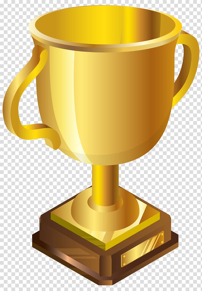 Trophy , Golden cup transparent background PNG clipart