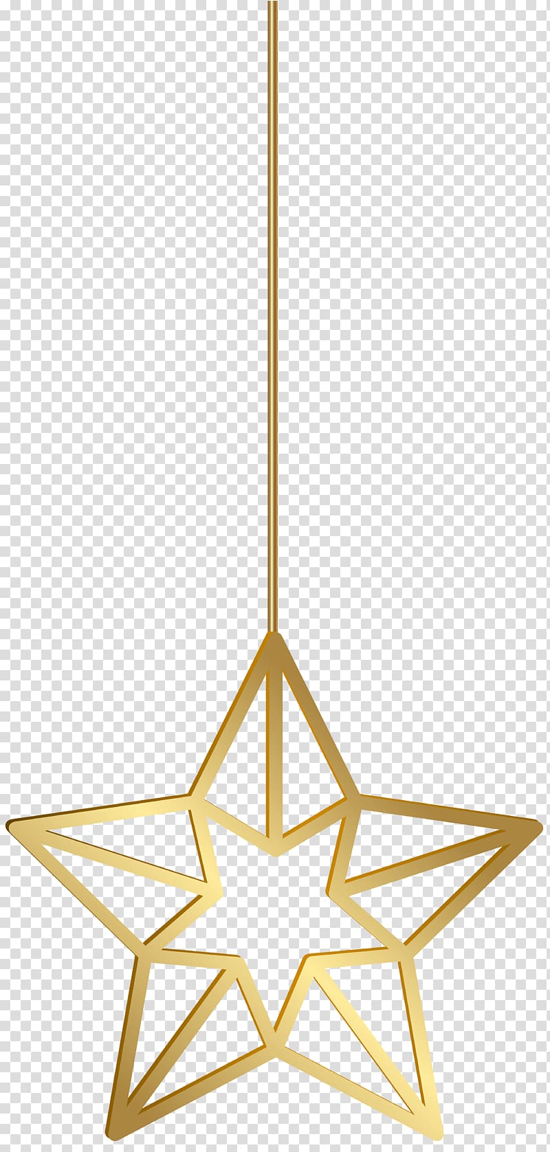 gold star lantern illustration, Star Gold , Hanging Star Gold transparent background PNG clipart