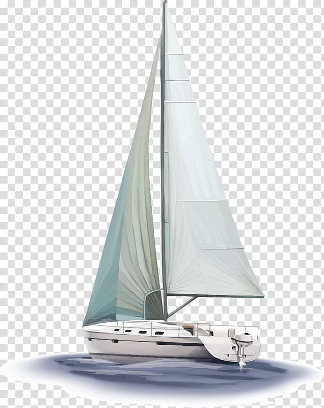 sailboat illustration, Sailboat Sailing ship, Sailing boat transparent background PNG clipart