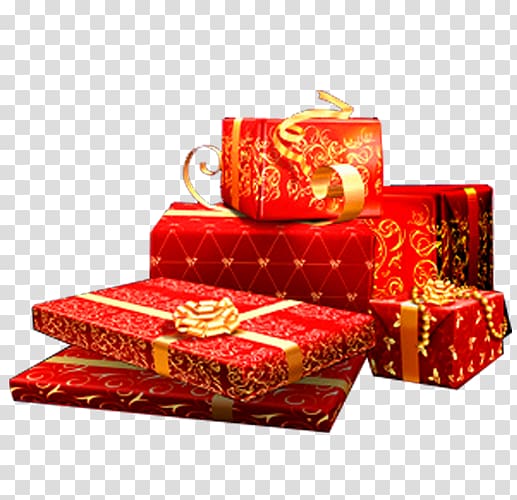Gift Chinese New Year Box Traditional Chinese holidays, Gift box transparent background PNG clipart
