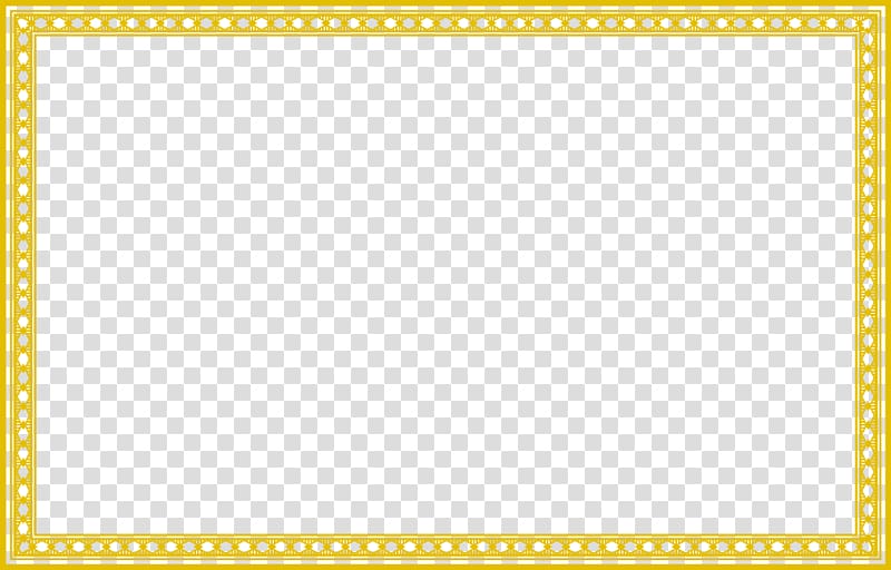 Board game Yellow Area Pattern, China Wind exquisite pattern border transparent background PNG clipart