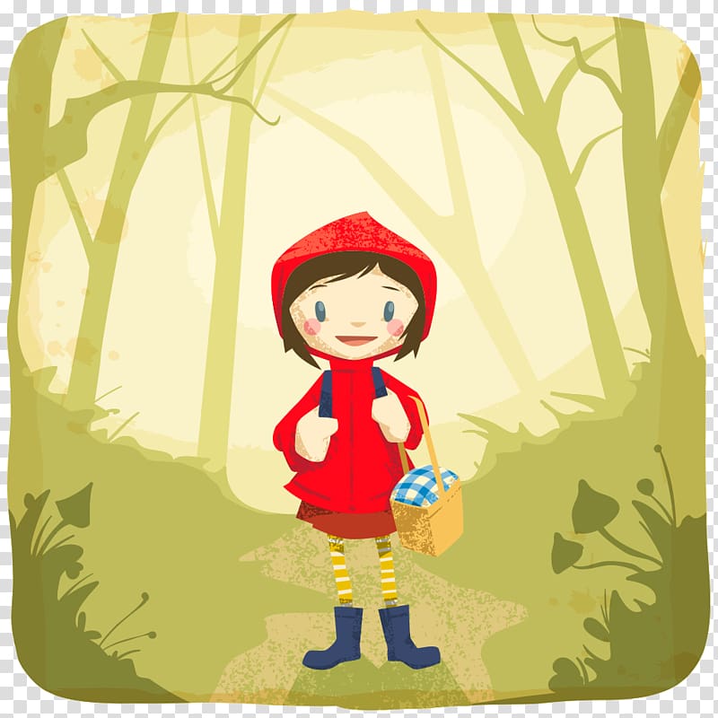 Boy Toddler Character , red riding hood transparent background PNG clipart