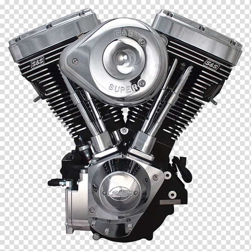 S&S Cycle Harley-Davidson Evolution engine Motorcycle, engine transparent background PNG clipart