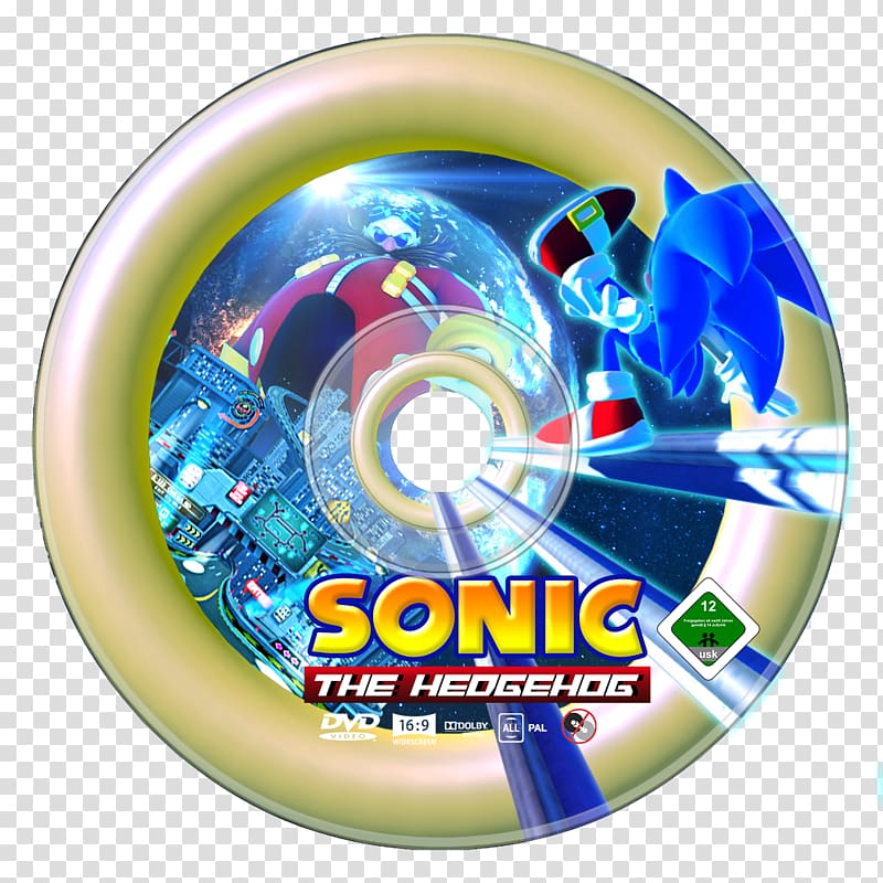 Sonic the Hedgehog DVD Film poster Compact disc, anniversary transparent background PNG clipart