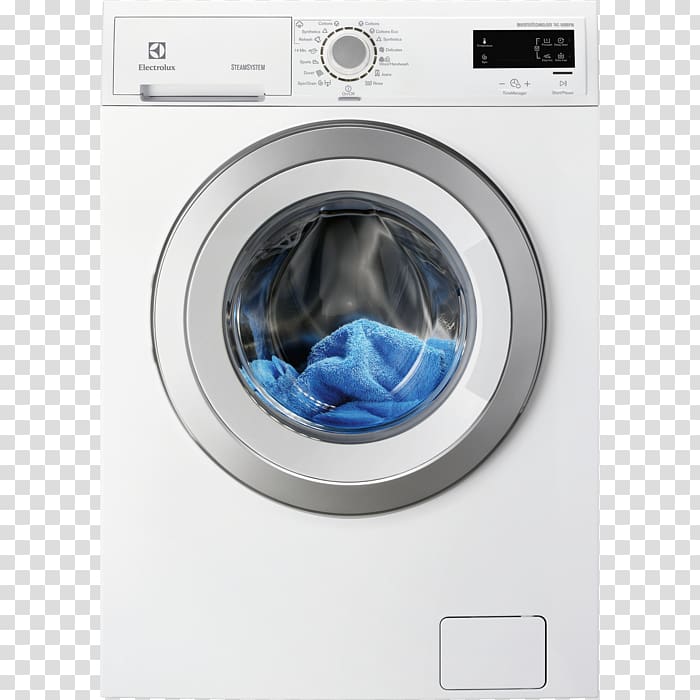 Washing Machines Electrolux Clothes dryer, Electrol transparent background PNG clipart