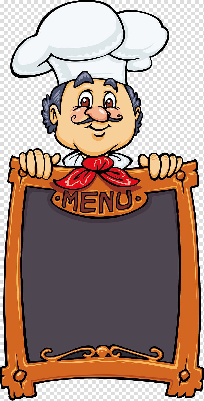 Chef Menu Pizza Cooking, cooking transparent background PNG clipart