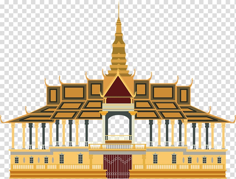 Royal Palace, Phnom Penh National Museum of Cambodia Royal Palace of Madrid, palace transparent background PNG clipart