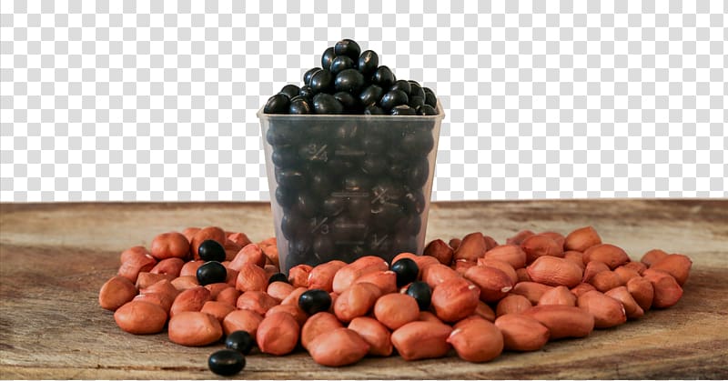 Frijoles negros Peanut Black turtle bean, Peanuts and black beans transparent background PNG clipart
