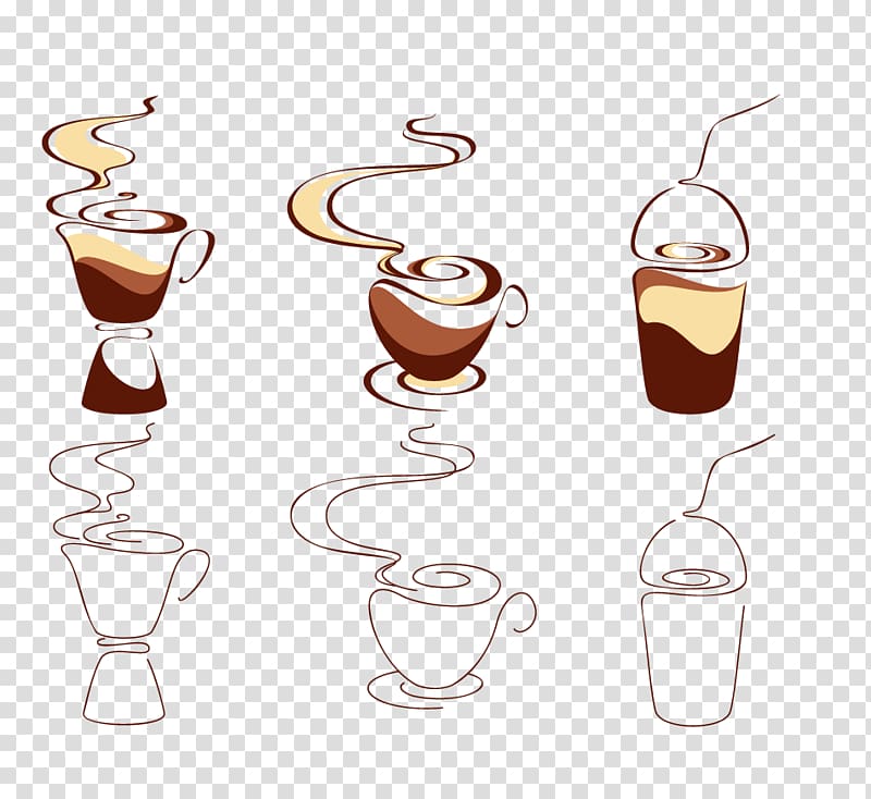 Coffee cup Tea Cafe, coffee machine transparent background PNG clipart