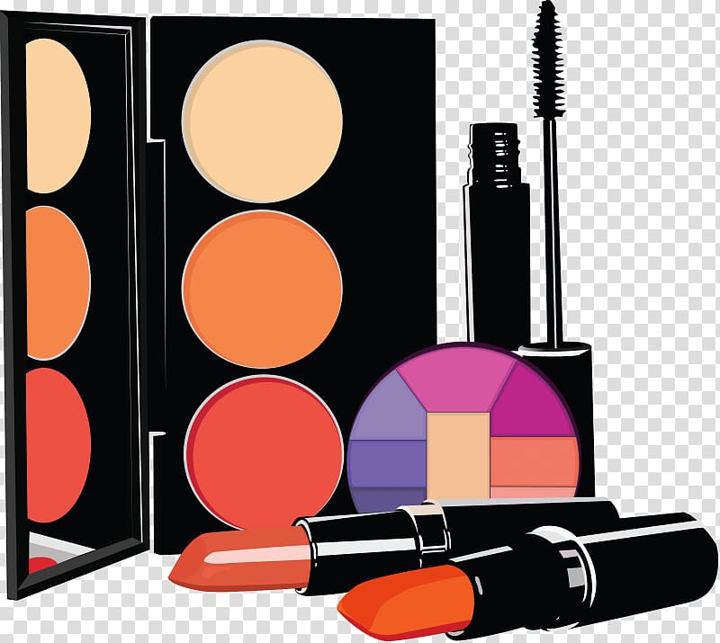 Cosmetics Lipstick Make-up Eye Shadow , nail posters transparent background PNG clipart
