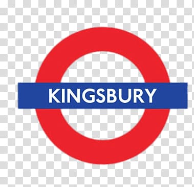 Kingsbury station signage, Kingsbury transparent background PNG clipart