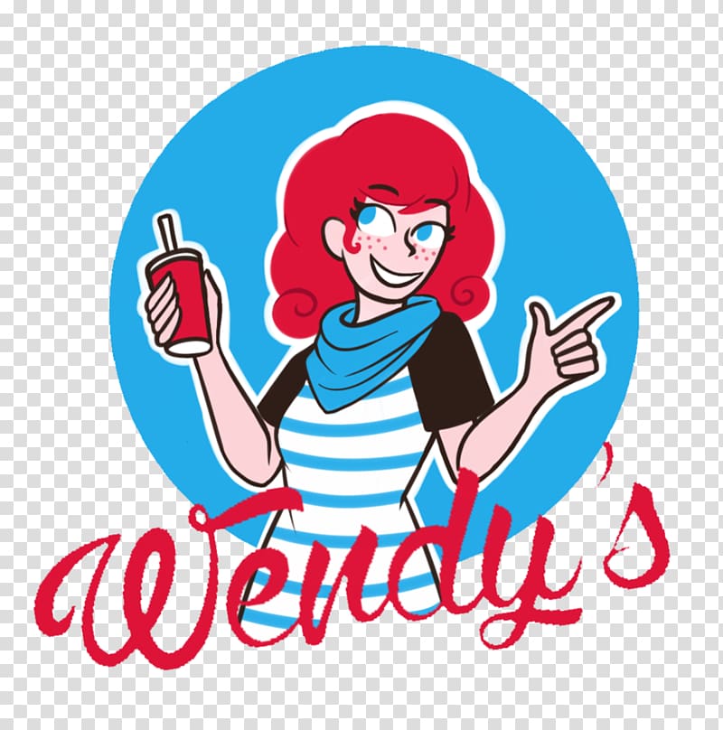 Logo Wendy\'s Company Hamburger Brand, deformed transparent background PNG clipart