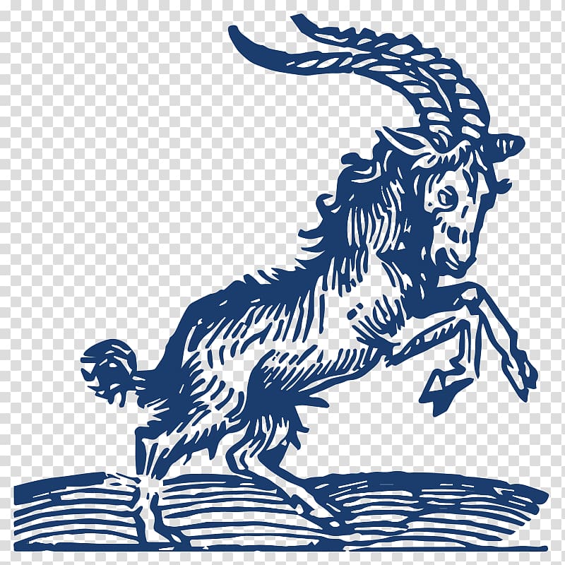 Woodcut Middle Ages Goat Drawing Printmaking, capricorn transparent background PNG clipart