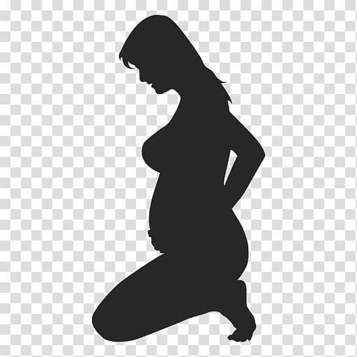 Pregnancy Silhouette Woman Quickening, pregnancy transparent background PNG clipart