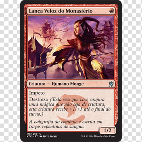 Magic: The Gathering Iconic Masters Monastery Swiftspear Khans of Tarkir Game, veloz transparent background PNG clipart
