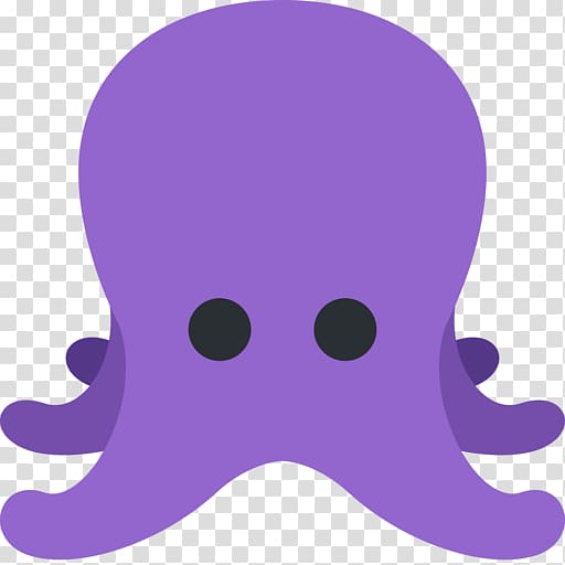Emoji Marine Animals Sticker Octopus, Emoji transparent background PNG clipart