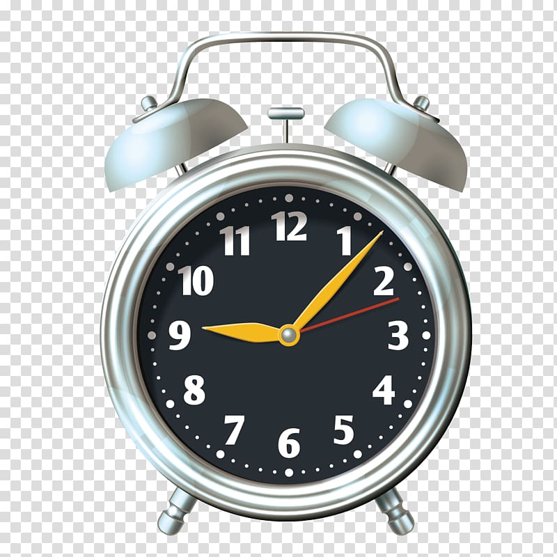 Alarm clock Radio clock, alarm clock transparent background PNG clipart