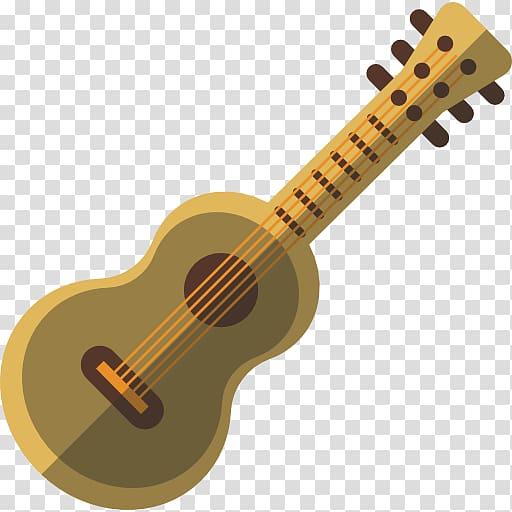 Bass guitar Acoustic guitar Ukulele Tiple Cuatro, zither transparent background PNG clipart