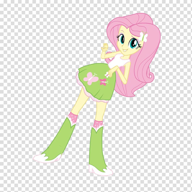 Fluttershy Pony Rainbow Dash Pinkie Pie Twilight Sparkle, Equestria Girls Fluttershy Collapsing transparent background PNG clipart