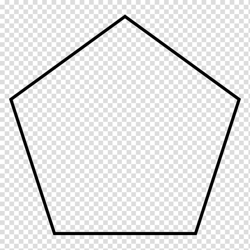 Regular polygon Pentagon Regular polytope Geometry, geometric irregular figures transparent background PNG clipart