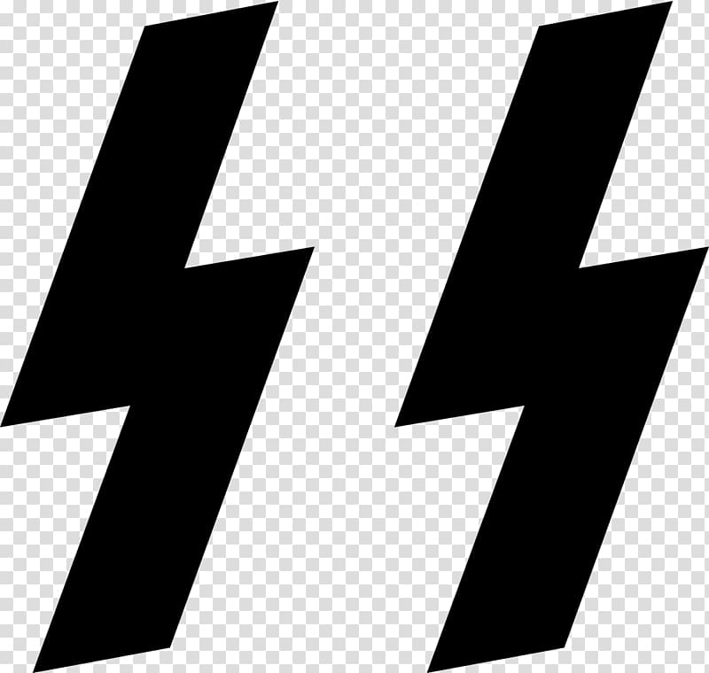 Runic insignia of the Schutzstaffel Runes Nazi Party Waffen-SS, symbol transparent background PNG clipart