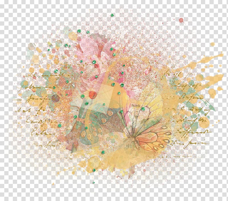 Watercolor painting Floral design Acrylic paint, paint transparent background PNG clipart