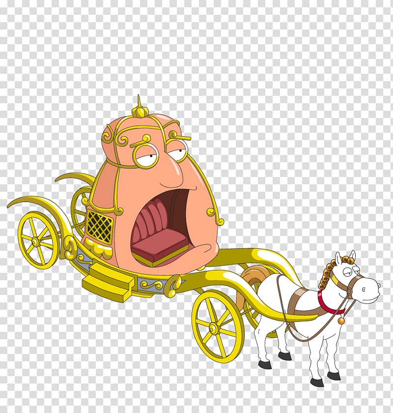 Family Guy: The Quest for Stuff Joe Swanson Brian Griffin Peter Griffin Stewie Griffin, Carriage transparent background PNG clipart
