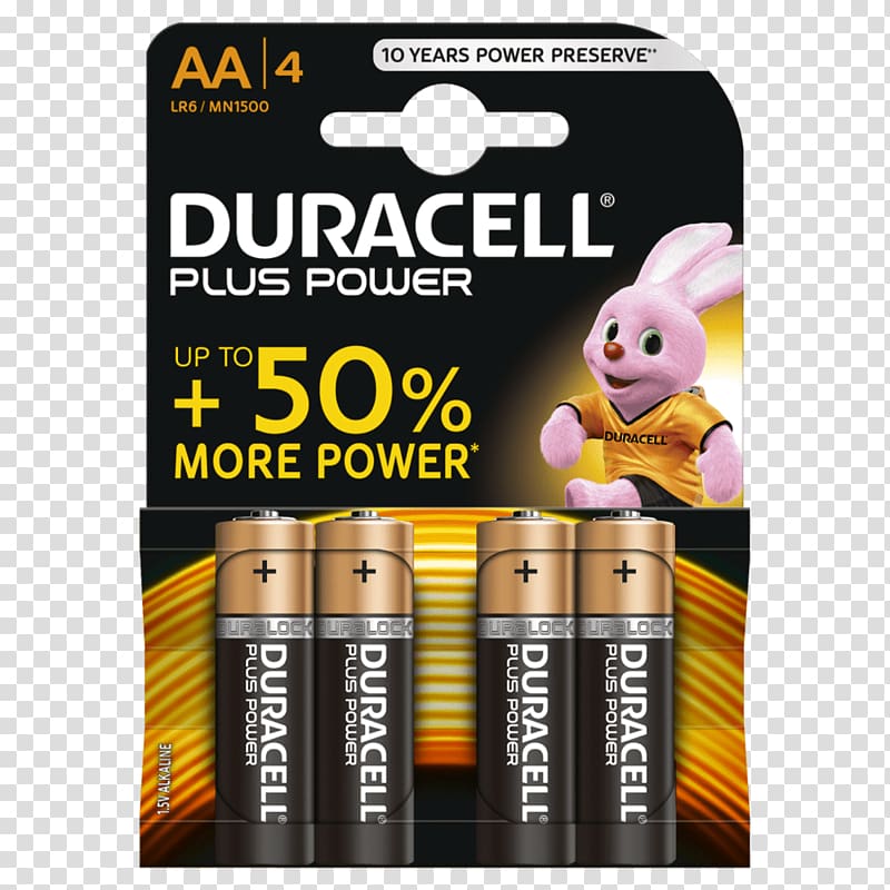 AAA battery Duracell Alkaline battery Nine-volt battery, aa battery transparent background PNG clipart