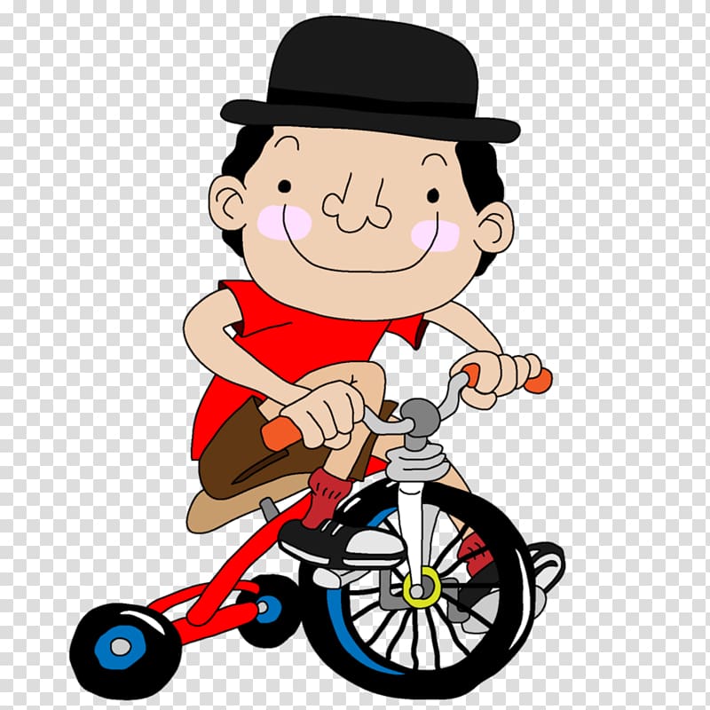 Cartoon Bicycle Tricycle , Bicycle transparent background PNG clipart