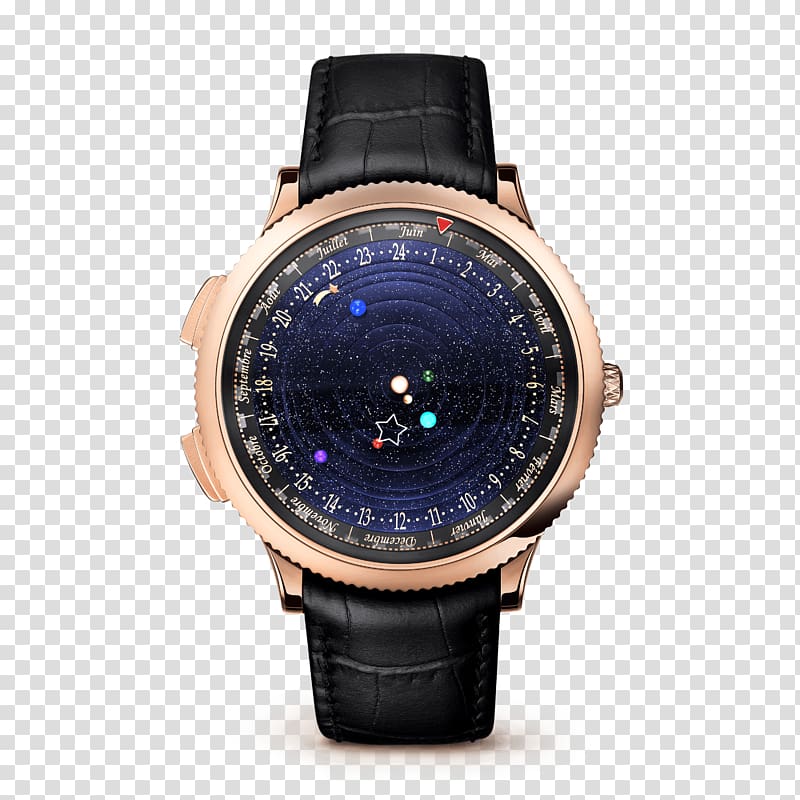 Astronomical clock Astronomy Watch Solar System Complication, watch transparent background PNG clipart