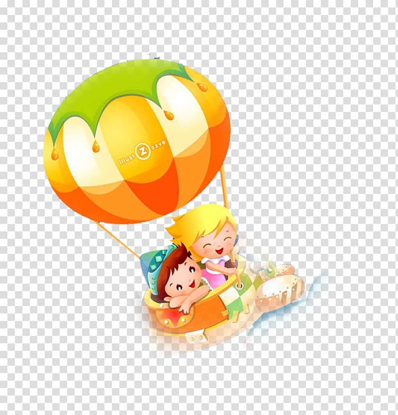 Cartoon Parachute Balloon, Cartoon parachute transparent background PNG clipart