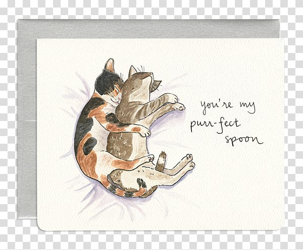 Cat Purr Greeting & Note Cards Pet Gift, Mother Greeting Card transparent background PNG clipart