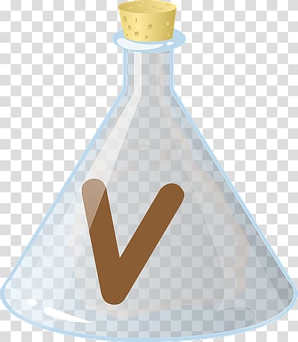 Laboratory Flasks Chemistry Erlenmeyer flask Chemielabor, science transparent background PNG clipart