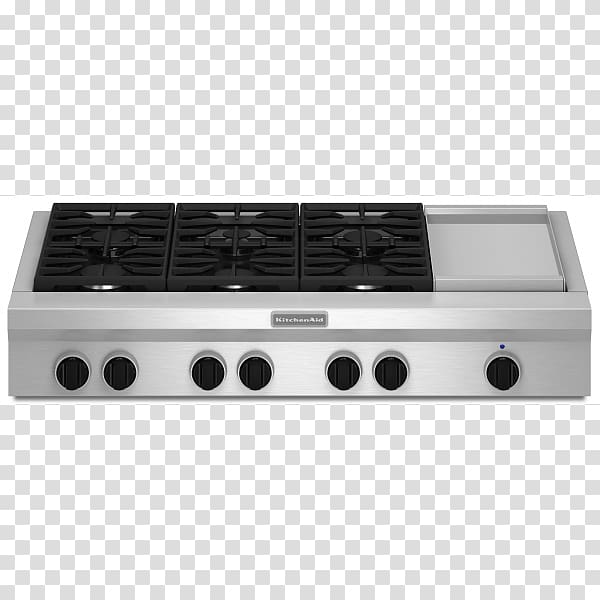 Cooking Ranges KitchenAid Gas Cooktop KCGD Griddle Gas stove, cooking gas transparent background PNG clipart