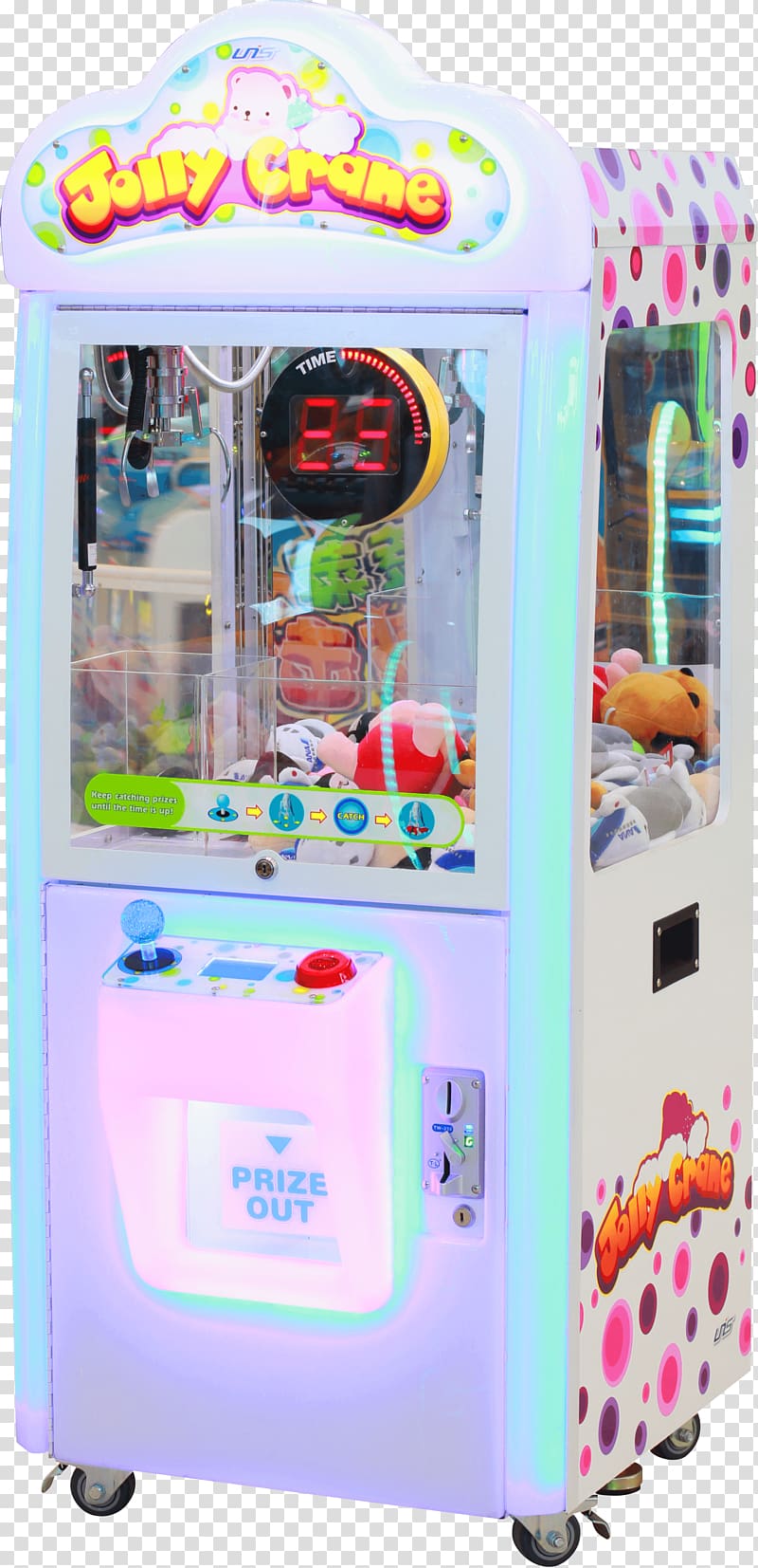Claw crane Toy Game Machine, toy transparent background PNG clipart