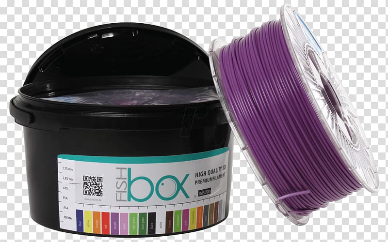 3D printing filament Polylactic acid 3Doodler 3D Printers Ceneo S.A., violet filament transparent background PNG clipart