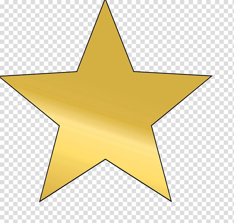 Gold YouTube Doge, gold star transparent background PNG clipart