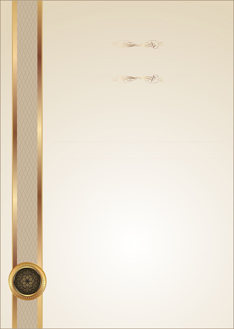 Template Academic certificate Microsoft Word Microsoft Office, Empty Luxory Template Blank , gold knob on door transparent background PNG clipart