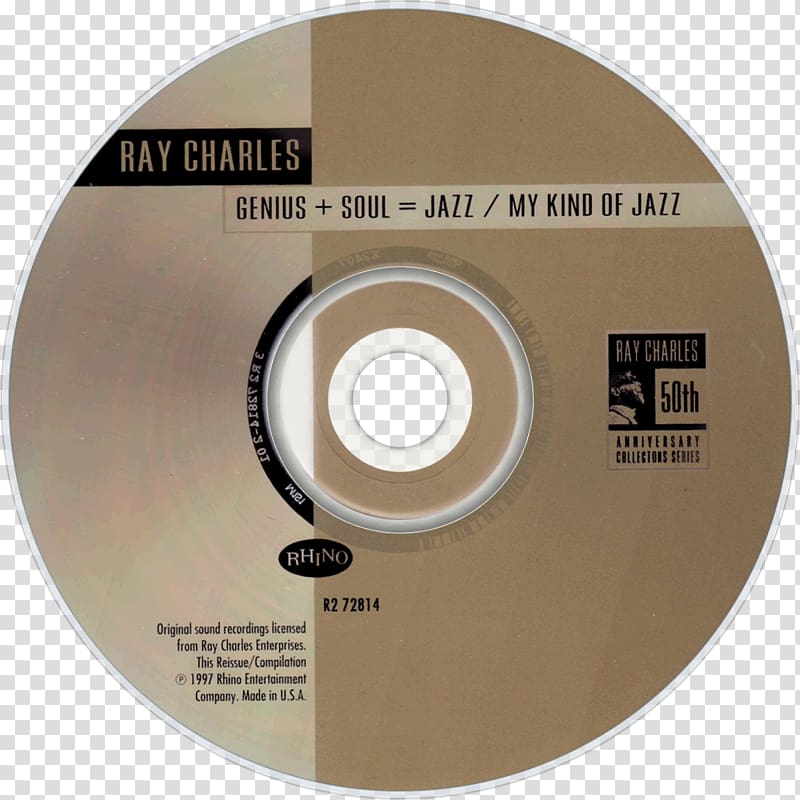 Compact disc Genius & Soul: The 50th Anniversary Collection Genius + Soul = Jazz Album Genius Loves Company, Ray Charles transparent background PNG clipart