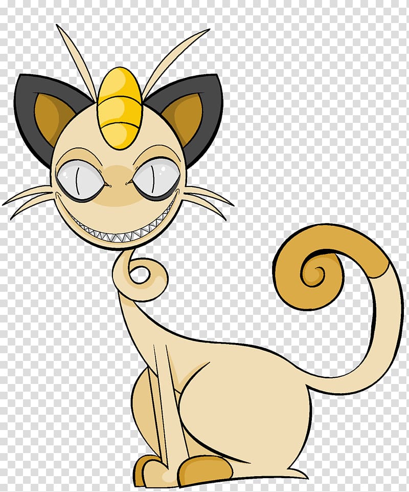 Whiskers Meowth Pikachu Cat Pokémon, pikachu transparent background PNG clipart