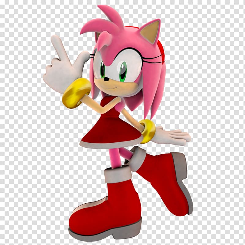 Amy Rose Sonic 3D the Crocodile Knuckles' Chaotix Doctor Eggman, Amy Rose transparent background PNG clipart