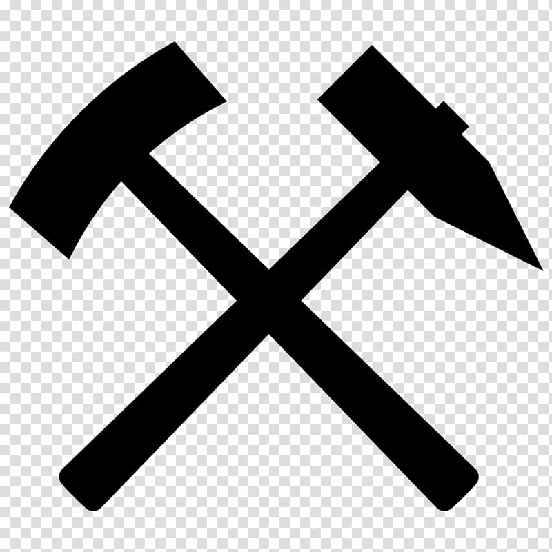 Freiberg University of Mining and Technology Hammer and pick Pickaxe Computer Icons, hammer and sickle transparent background PNG clipart