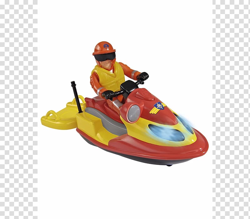 Toy Personal water craft Firefighter Amazon.com Figurine, toy transparent background PNG clipart