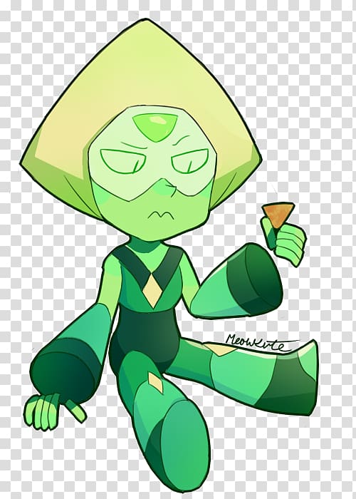 Peridot Chibi Drawing Green Art, Chibi transparent background PNG clipart