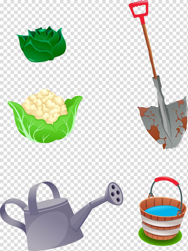 Garden tool, hand painted gardening tools transparent background PNG clipart