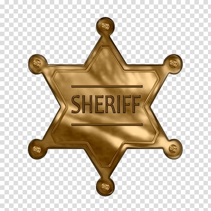 Badge Sheriff , Sheriff transparent background PNG clipart