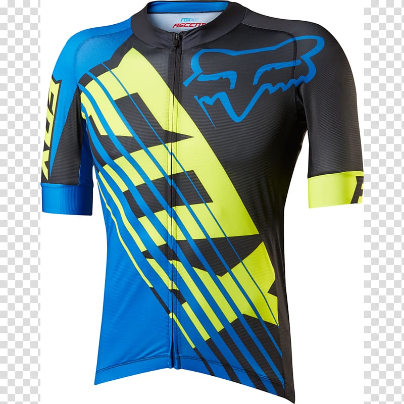 T-shirt Cycling jersey Fox Racing, cycling jersey transparent background PNG clipart